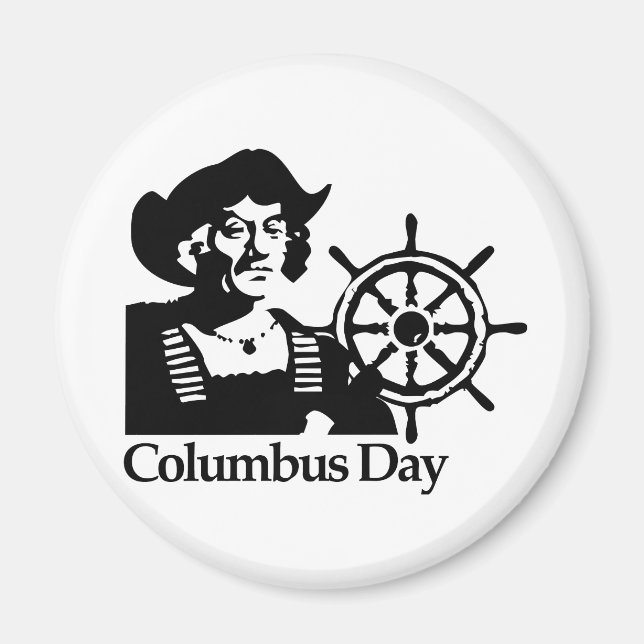 Aimant Jour de Columbus (Devant)