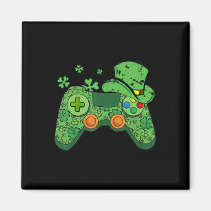 Aimant Jour de la Saint Patrick Gamer Irish Game Controll