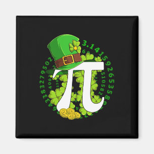 Aimant Jour de la Saint-Patrick Joyeuse Journée Pi Mathém