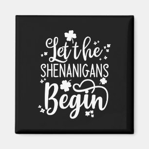 Aimant Jour de la St Patrick Hommes Femmes St Patrick Lai