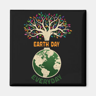 Aimant Jour de la Terre Quotidien Anniversaire de la plan