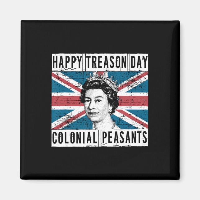Aimant Jour de la trahison 4 juillet britannique (Devant)
