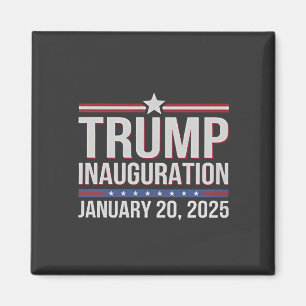 Aimant Jour de l'investiture de Trump Janvier 2025 Présid