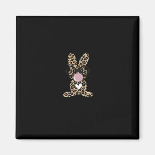 Aimant Jour de Pâques de Lapin Léopard Feu de Bulle