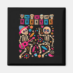 Aimant Jour Dia De Los Muertos De La Skeleto Mexicaine Mo