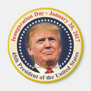 Aimant Jour d'investiture du président Donald Trump Souve