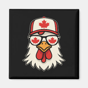 Aimant Jour du Canada Drapeau canadien Feuille d'érable P