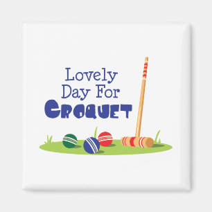 Aimant Jour du Croquet