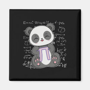 Aimant Jour Pi 3.14159 Algebra Mathématique Anime Panda O