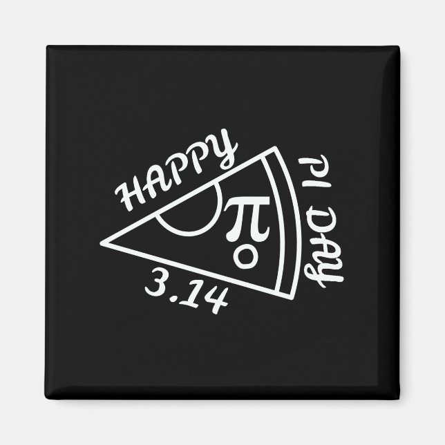 Aimant Jour Pi Joyeux Jour Pi (Devant)