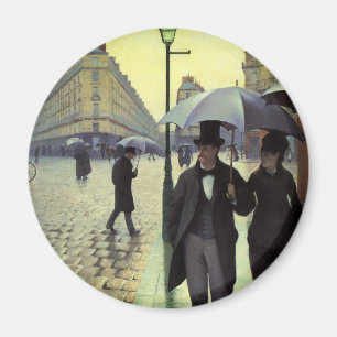 Aimant Journée de la Pluie de Paris par Gustave Caillebot