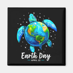 Aimant Journée de la Terre 2025 Rétablir la Terre Mer Jou
