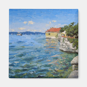 Aimant Journée ensoleillée sur le lac de Constance (sud d