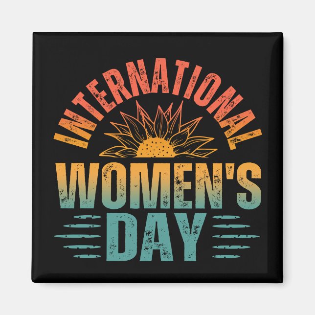 AIMANT JOURNÉE INTERNATIONALE DE LA FEMME (Devant)
