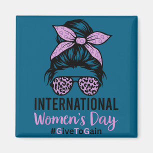 Aimant Journée internationale des femmes 2026 8 mars jif 