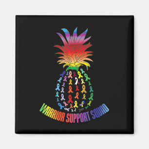 Aimant Journée mondiale du cancer Soutien Squad Cancer Su