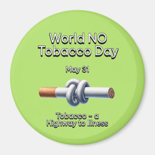 Aimant Journée mondiale sans tabac : 31 mai