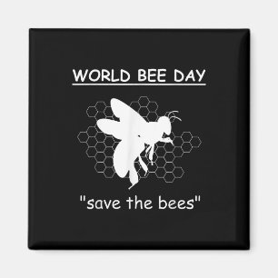 Aimant Journées Mondiales Des Abeilles - Sauvez Les Abeil