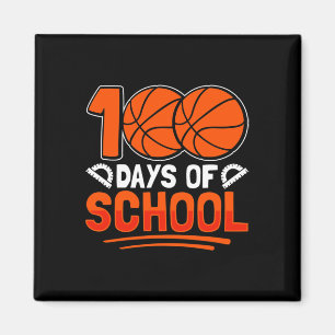 Aimant Jours De Basketball Scolaire Pour Les Étudiants En