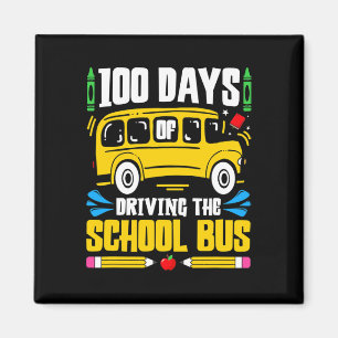 Aimant Jours De Conduite En Bus Scolaire