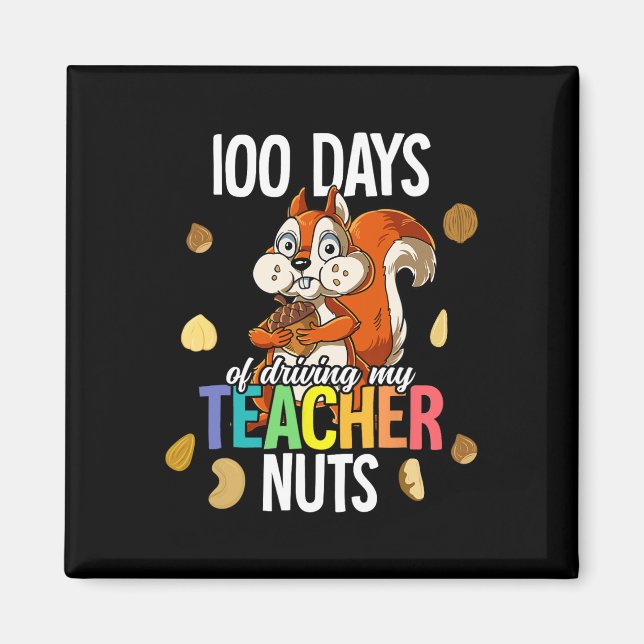 Aimant Jours De Conduite Mon Enseignant Nuts (Devant)