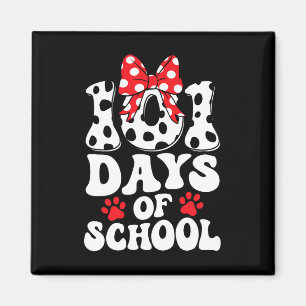 Aimant Jours D'École Chien Dalmatien 100 Jours Garçons Pl
