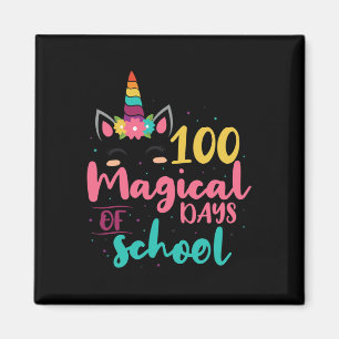 Aimant Jours Magiques De L'École Unicorne Cadeau Étudiant