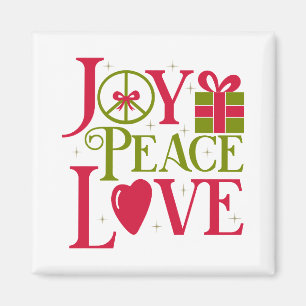 Aimant Joy Peace Love