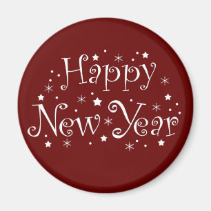 Aimant joyeuse année célébration événement