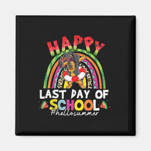 Aimant Joyeuse Dernière Journée De L'École Dachshund Dab