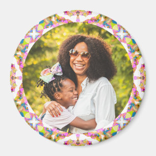 Aimant Joyeuse fête des mères maman maman maman rose vert
