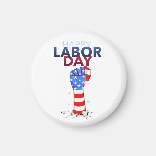 Aimant Joyeuse fête du Travail 