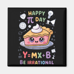 Aimant Joyeuse Fête Pi Pizza Mathématicien Drôle Enseigna