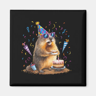 Aimant Joyeuse journée de la marmotte 12 fév Marmotte ave