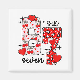 Aimant Joyeuse Saint-Valentin 67 Meme Cœurs Arc Coquette