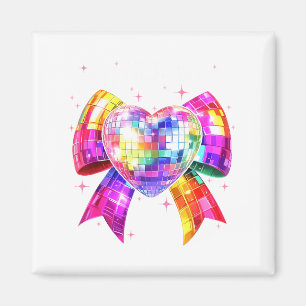 Aimant Joyeuse Saint-Valentin Coquette Boule à Facettes C