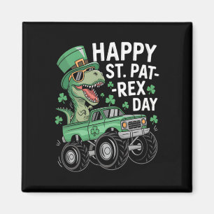 Aimant Joyeuse St Pat-rex Patricks Day Dinosaure Monstre 