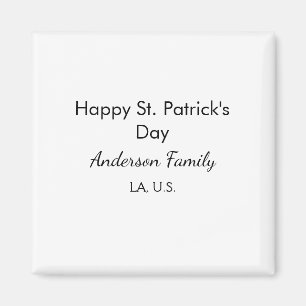 Aimant Joyeuse st. Patrick nom famille endroit simple g