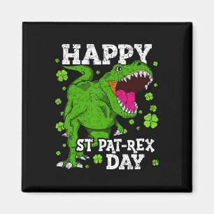 Aimant Joyeuse St Patricks Day Dinosaure T-rex Garçons To