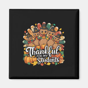 Aimant Joyeuses Fêtes de Thanksgiving Dîner de la dinde J