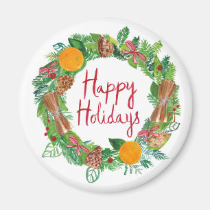 Aimant Joyeuses fêtes Vacances