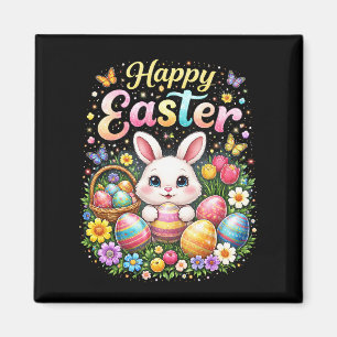 Aimant Joyeuses Pâques Petit Lapin
