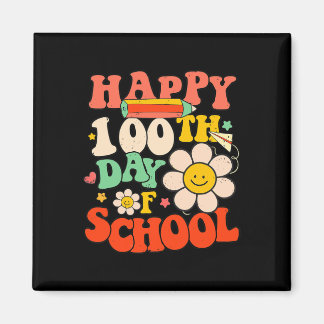 Aimant Joyeux 100ème Jour De L'École Enseignant Enfants 1