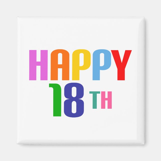 Aimant Joyeux 18e (Devant)