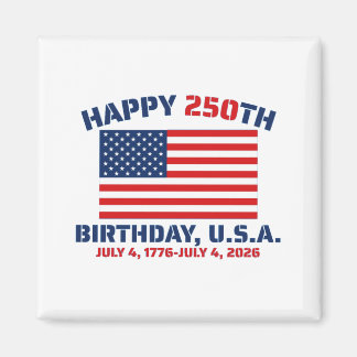Aimant Joyeux 250e anniversaire Etats-Unis