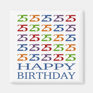 Aimant Joyeux 25e anniversaire !