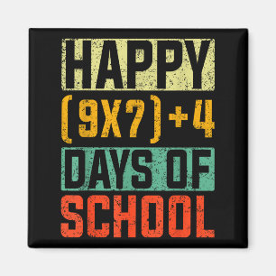 Aimant Joyeux 67 Jours D'école Prof De Maths Élèves Six