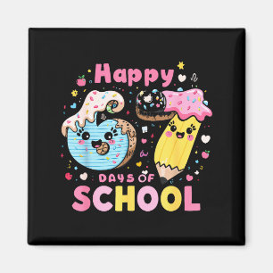 Aimant Joyeux 67e jour d'école Mignon glace 100 jours S