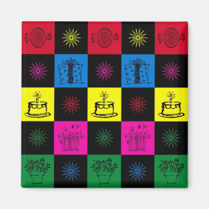 Aimant Joyeux anniversaire