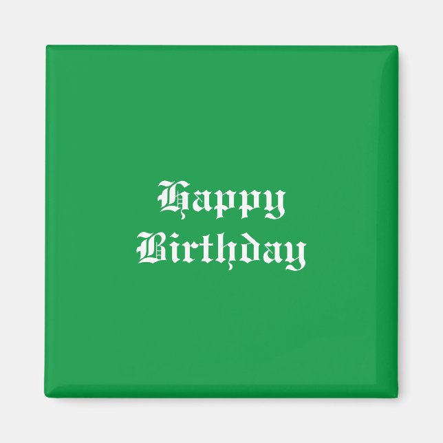 Aimant Joyeux anniversaire (Devant)